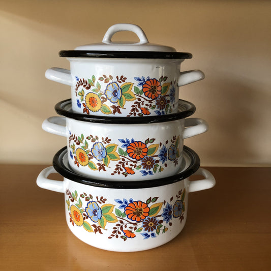 Emaille pannenset
