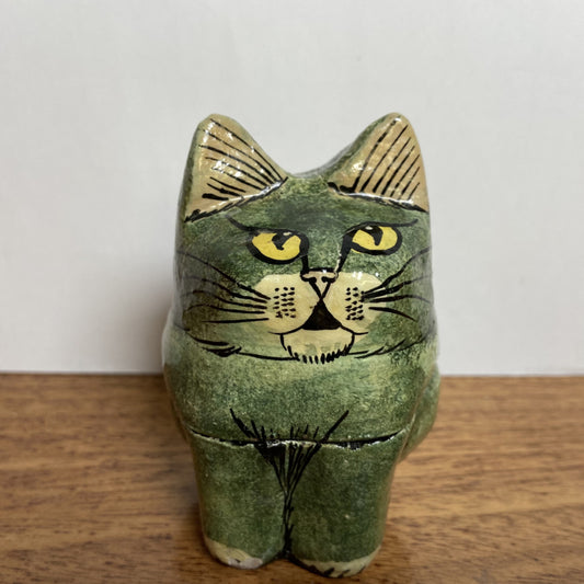 Houten doosje kat